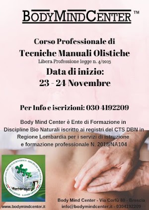 Body Mind Center - Shiatsu - Tecniche Manuali Olistiche - Digitopressione Jin Shin Do - Riflessologia Plantare